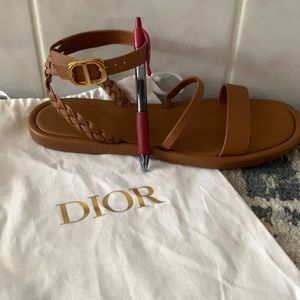 Dior Kim Jones sling back sandals 9 39 like new